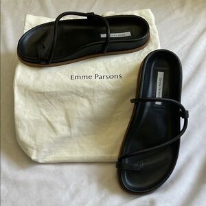Emme Parsons Bari black sandals